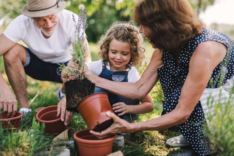 jardiner en famille au printemps