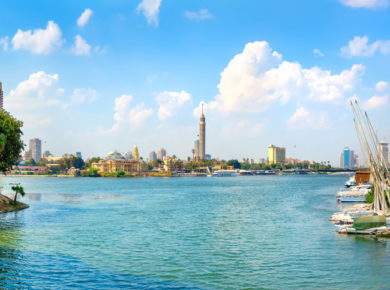 la pollution du Nil en Egypte