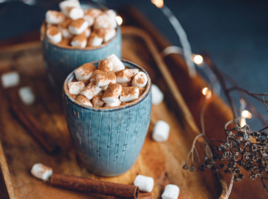 la recette ultra-simple du chocolat chaud de Noël