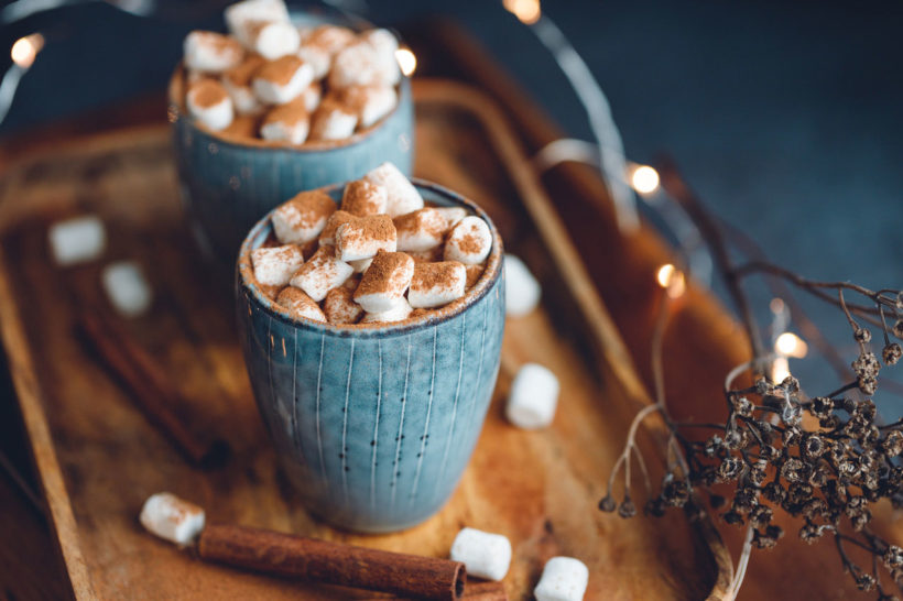 la recette ultra-simple du chocolat chaud de Noël