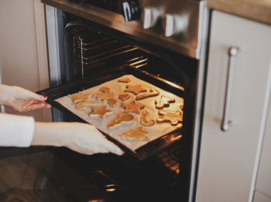 cuisson des biscuits de noel au gingembre