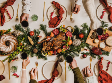 des idées de déco pas chères pour la table de noel