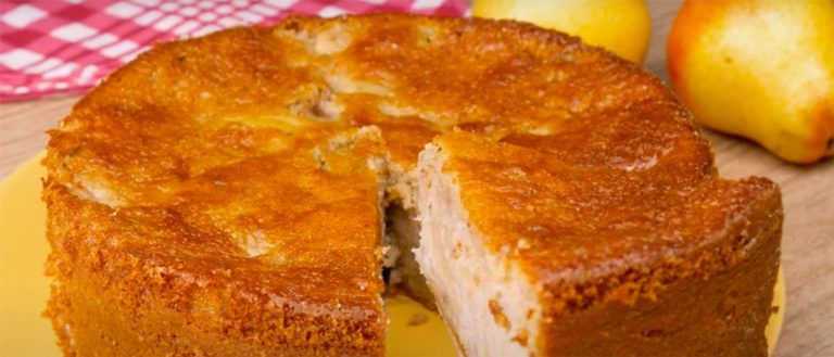 recette d'un gâteau aux poires facile