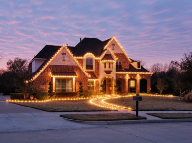 comment illuminée sa maison pour Noël ?