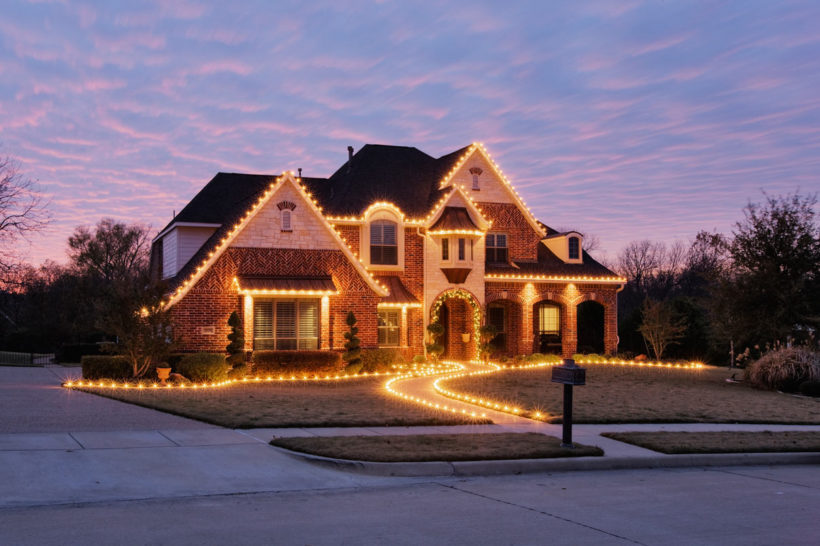 comment illuminée sa maison pour Noël ?