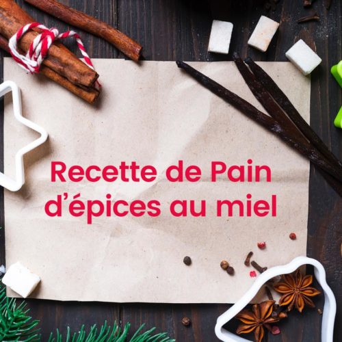 la recette très simple du pain d'épices au Miel pour Noël