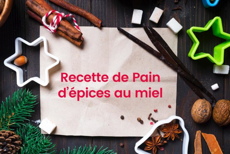 la recette très simple du pain d'épices au Miel pour Noël