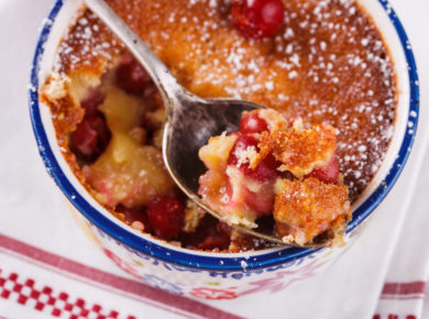 une recette facile de clafoutis aux cerises