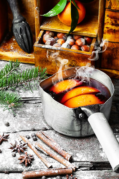 la recette du vin chaud exotique à boire à Noël