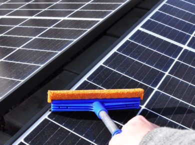 comment nettoyer des panneaux solaires ?