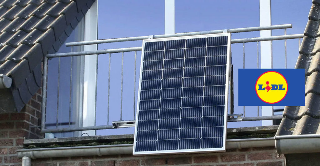 Lidl lance des panneaux solaires pour balcon à prix cassés en 2023