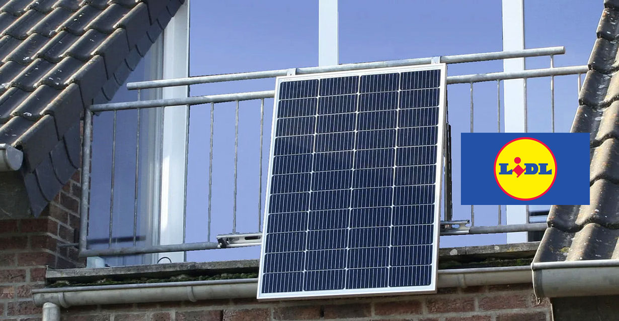 Panneaux solaires pour balcon à prix cassés Lidl lance sa nouvelle gamme