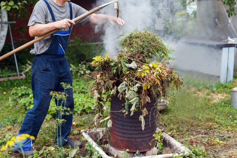 comment réutiliser les déchets verts du jardin