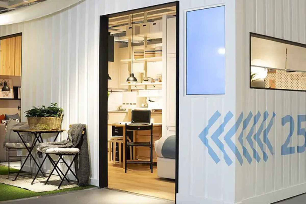 container de 25 m², baptisée Smart Living​