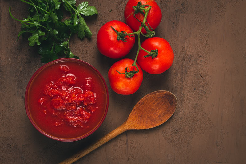 Un délicieux coulis de tomates