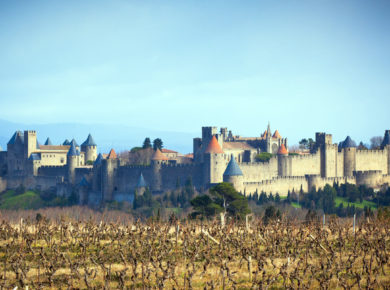 un embrasement de la cité de Carcassonne éco-responsable