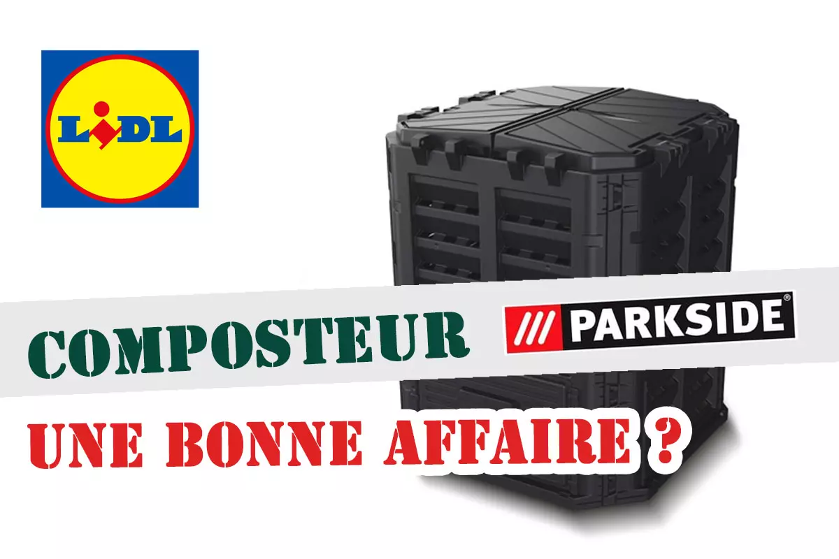 Composteur PARKSIDE® de chez Lidl : la bonne faire du jardin ?