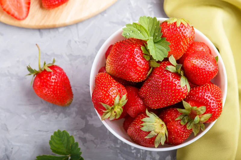 manger des fraises en cas de chaleur