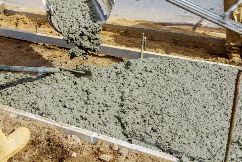 Une dalle de béton sans bétonnière : découvrez la technique du "dry pour concrete"