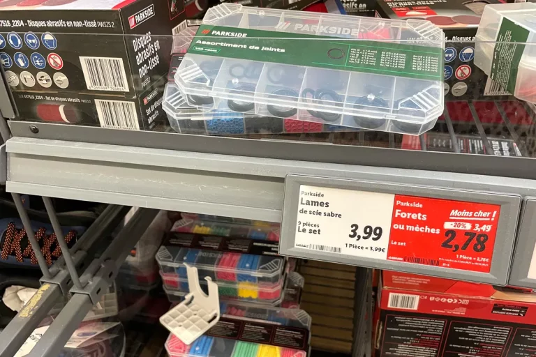 Accessoires Parkside chez Lidl : la sélection des offres imbattables