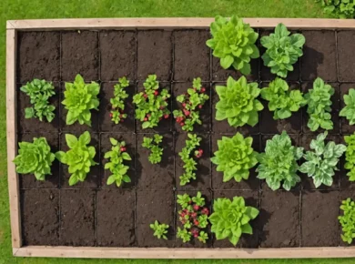 découvrez les étapes pour réussir le mélange de terre afin d'ajouter du terreau dans vos carrés potager et obtenir une bonne croissance de vos plantes.