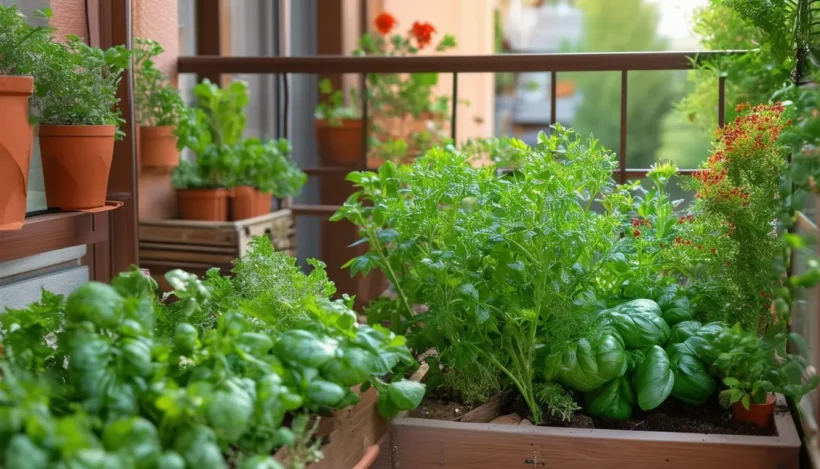 Transformez votre balcon en un jardin magique grâce à l'art des herbes aromatiques