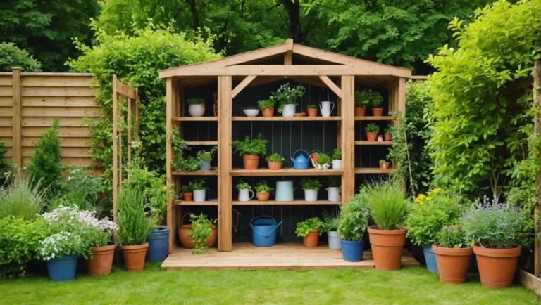 découvrez comment bien ranger votre abri de jardin en choisissant les bonnes étagères pour un espace de stockage efficace et organisé.