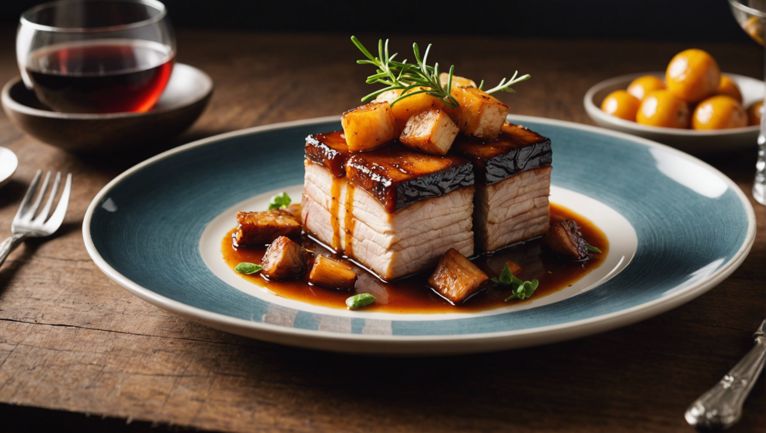 découvrez la technique de la poitrine de porc confite et apprenez à maîtriser l'art de la cuisine avec ce plat savoureux et fondant.