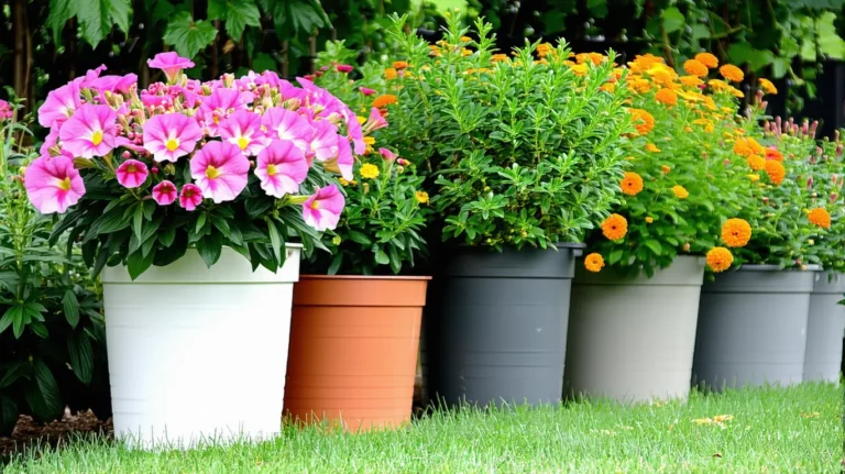 Pots de fleurs XXL : Comment les préparer et les utiliser pour structurer votre jardin