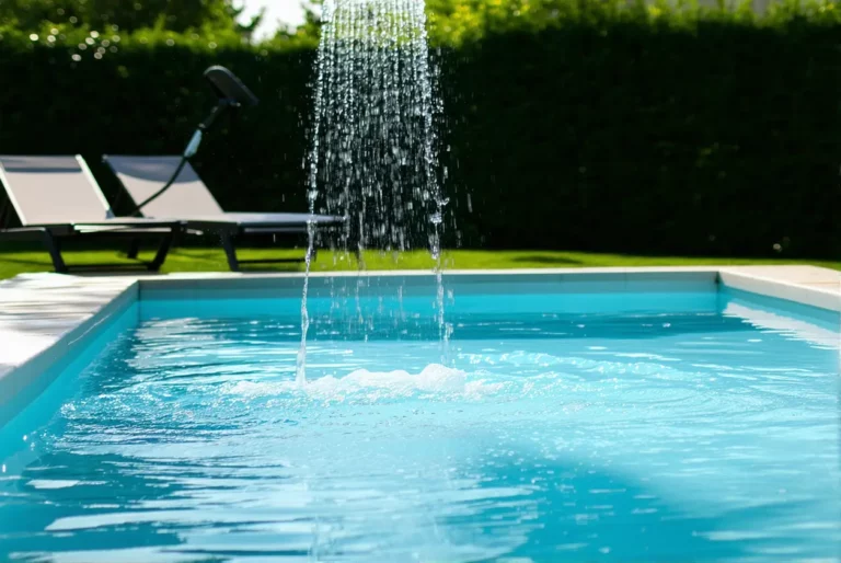 Douche solaire, hamac, lumière douce : les indispensables pour profiter de votre piscine de jour comme de nuit