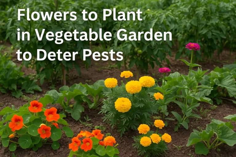 Flowers to Plant in Vegetable Garden to Deter Pests Naturally