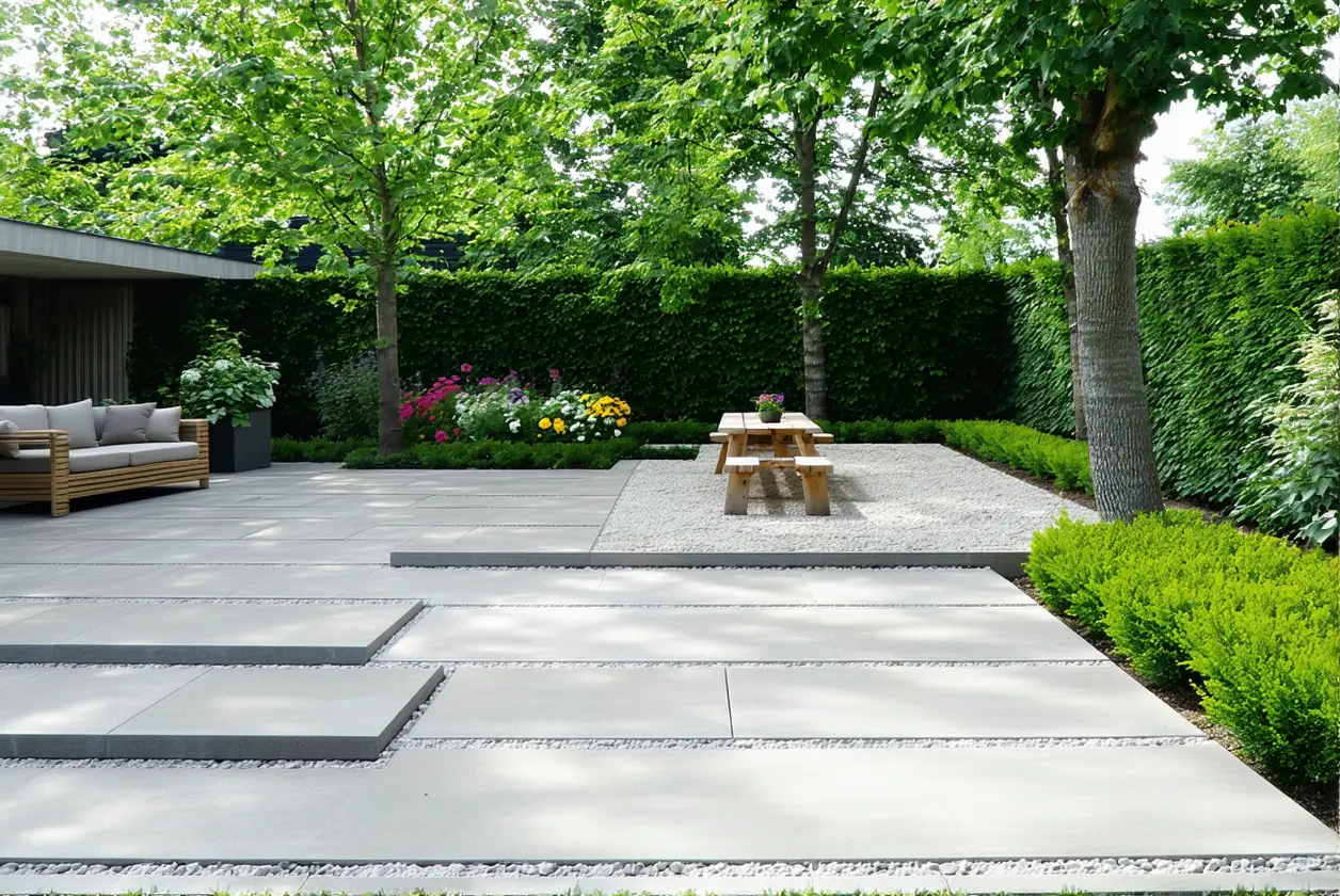 Alternatives au béton pour un jardin perméable et esthétique