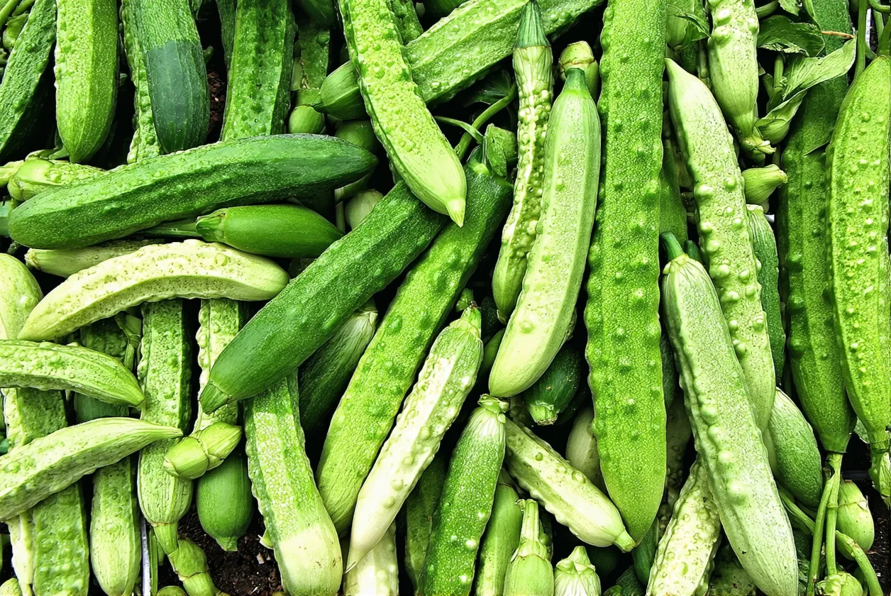 Concombres et cornichons : plantation et palissage au potager en juin