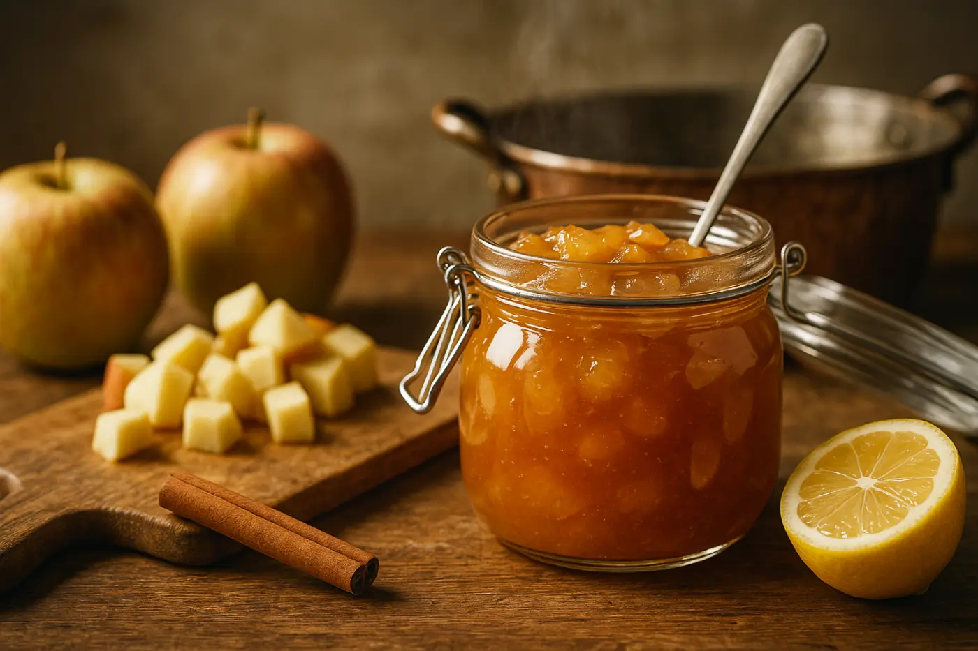 Confiture de pommes du jardin : la recette simple & sûre