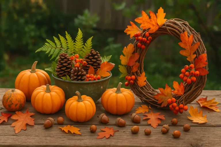 DIY de saison : déco naturelle d'automne avec les ressources du jardin et du potager