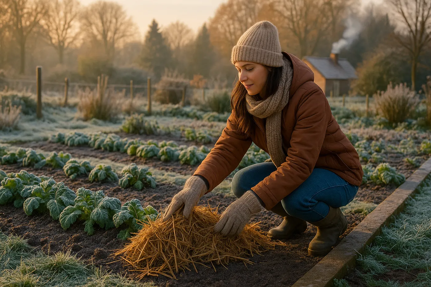 Premières gelées et premiers feux de cheminée : les 7 gestes à faire au potager fin novembre