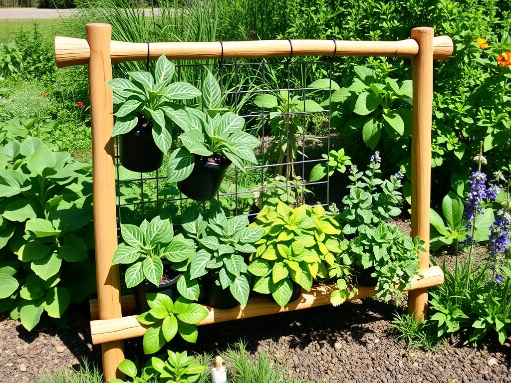 Grille en osier, le support simple pour vos plantes
