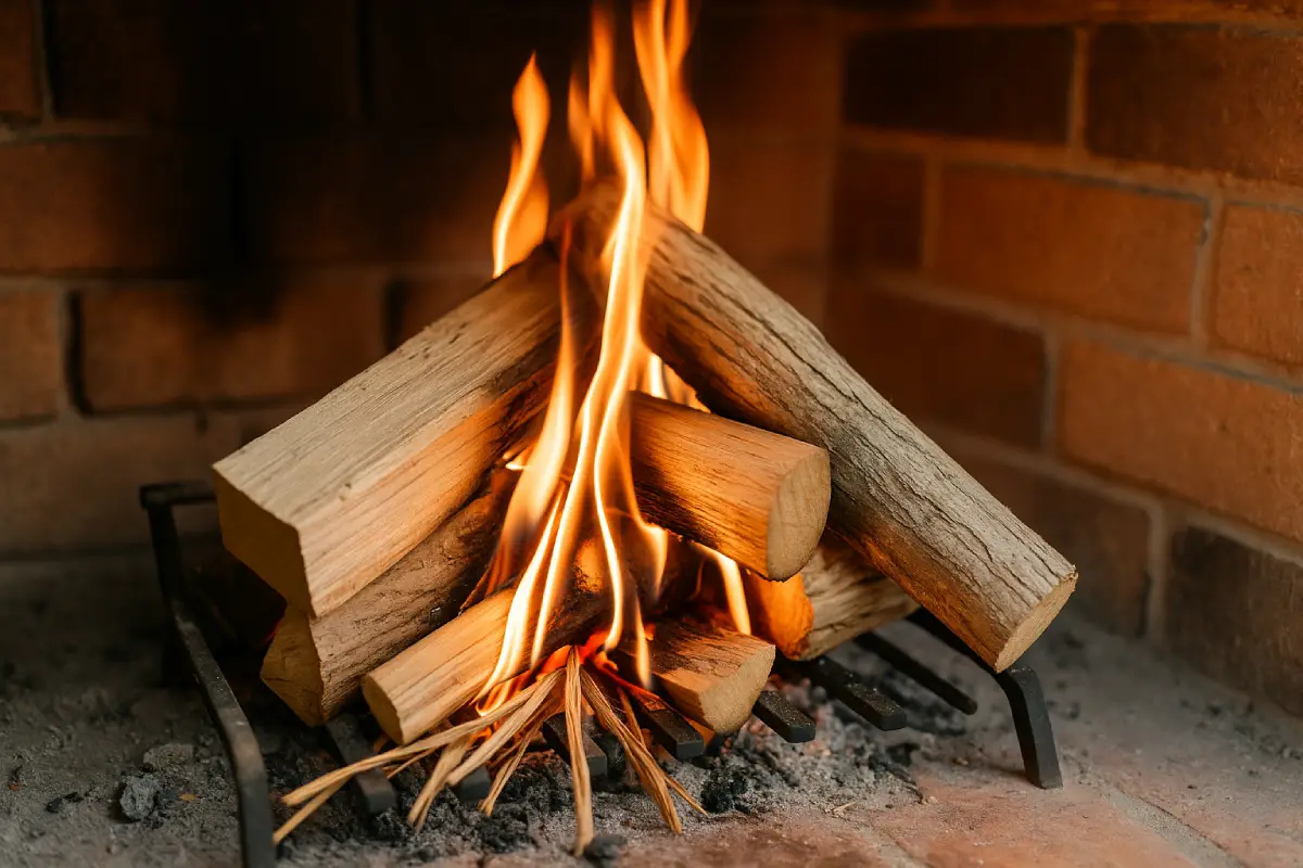 L’astuce des pros pour bien démarrer votre feu de cheminée
