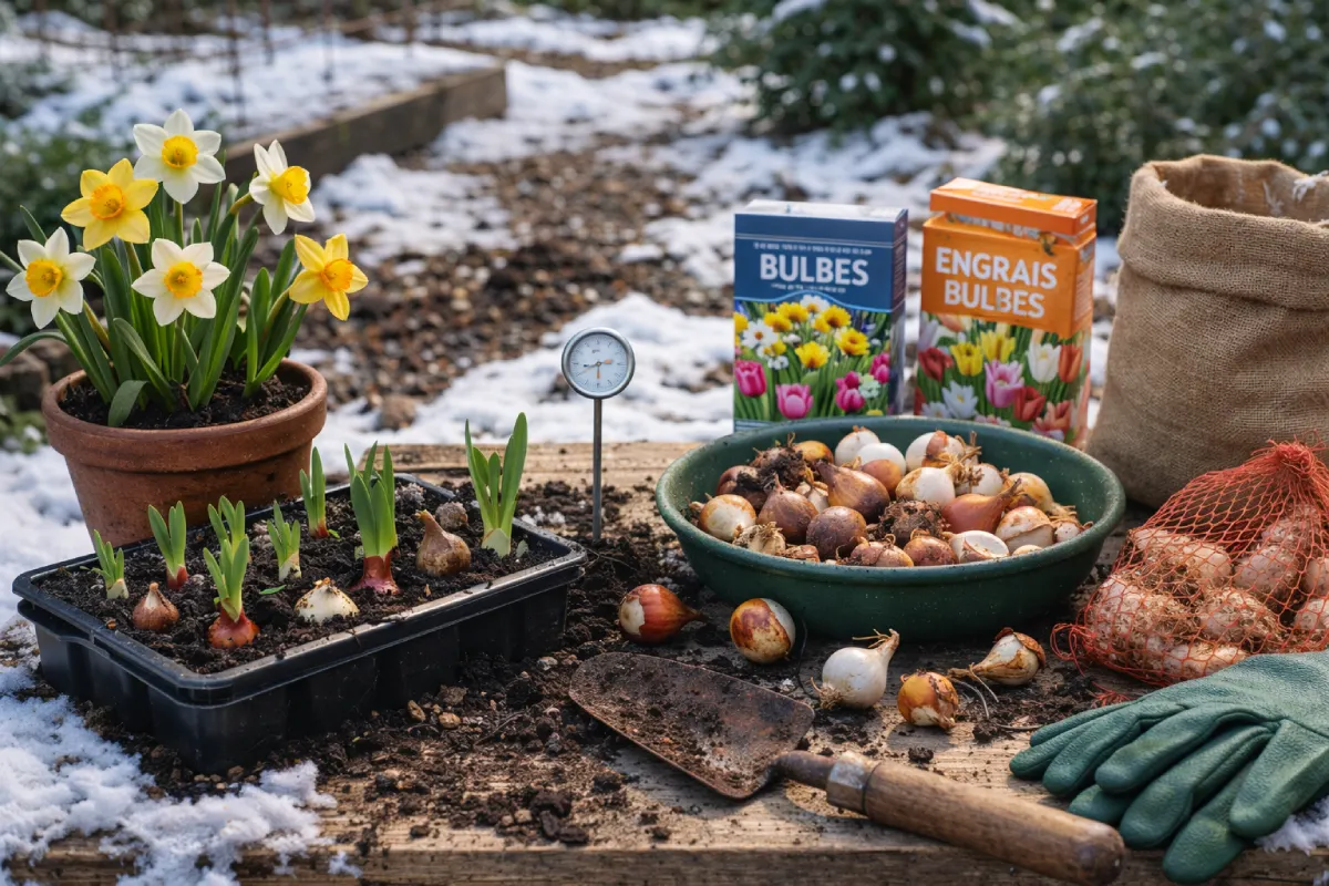 Dernière chance pour vos bulbes de printemps : comment rattraper son retard au jardin en hiver