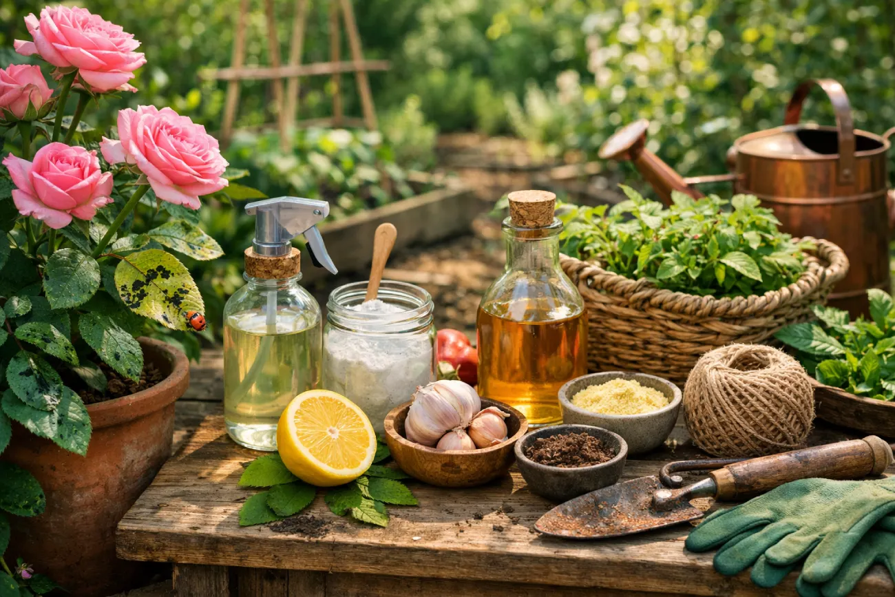 Comment soigner naturellement les taches noires de vos rosiers : guide complet du jardinier bio