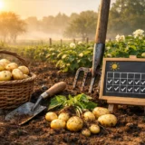 Pommes de terre primeurs : le calendrier jour par jour pour récolter en mai