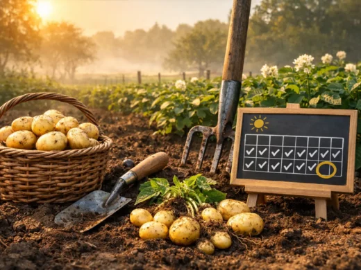Pommes de terre primeurs : le calendrier jour par jour pour récolter en mai