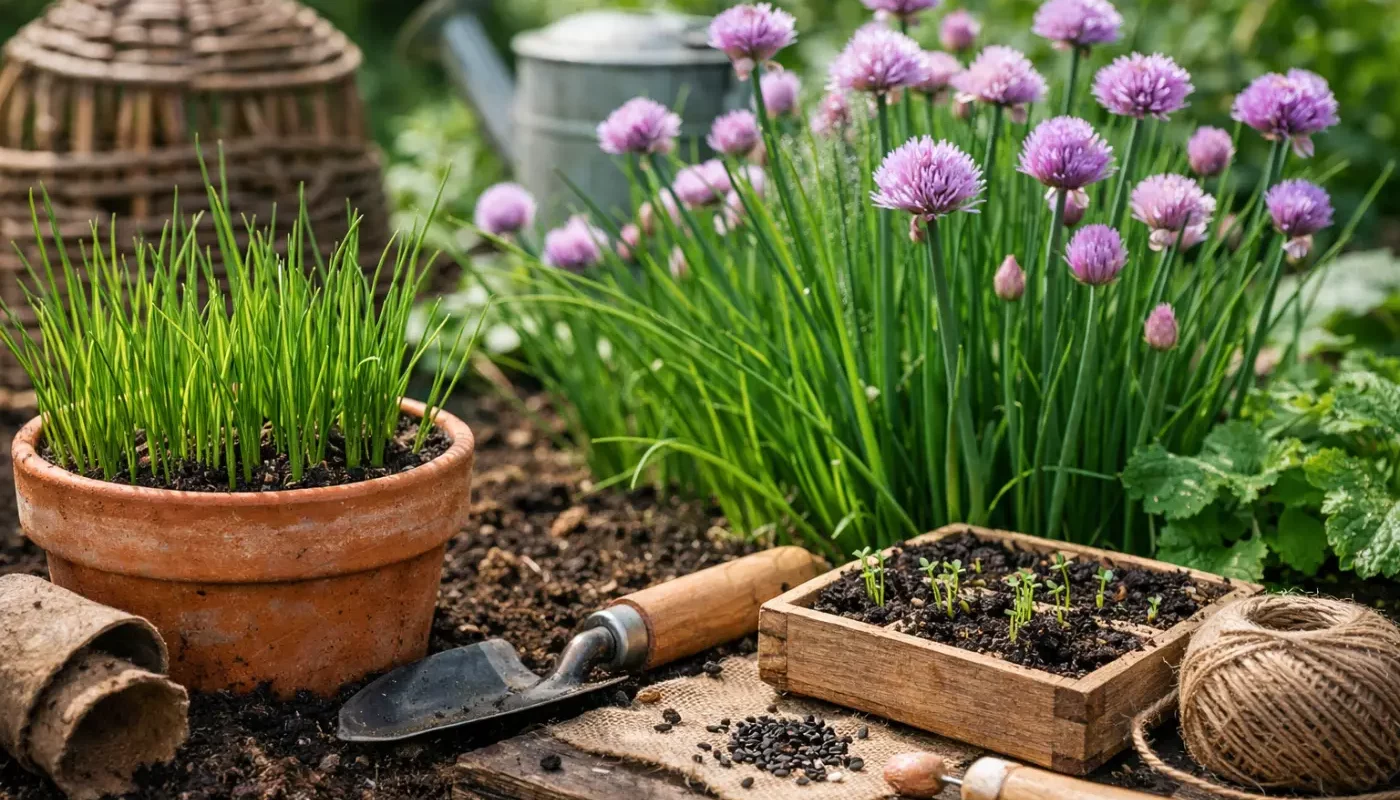 Ciboulette : les secrets d'un semis réussi et d'une récolte généreuse