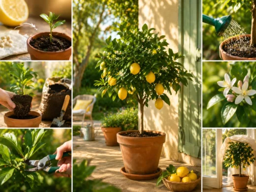 Faire pousser un citronnier : les bonnes pratiques pour réussir en pot ou en pleine terre