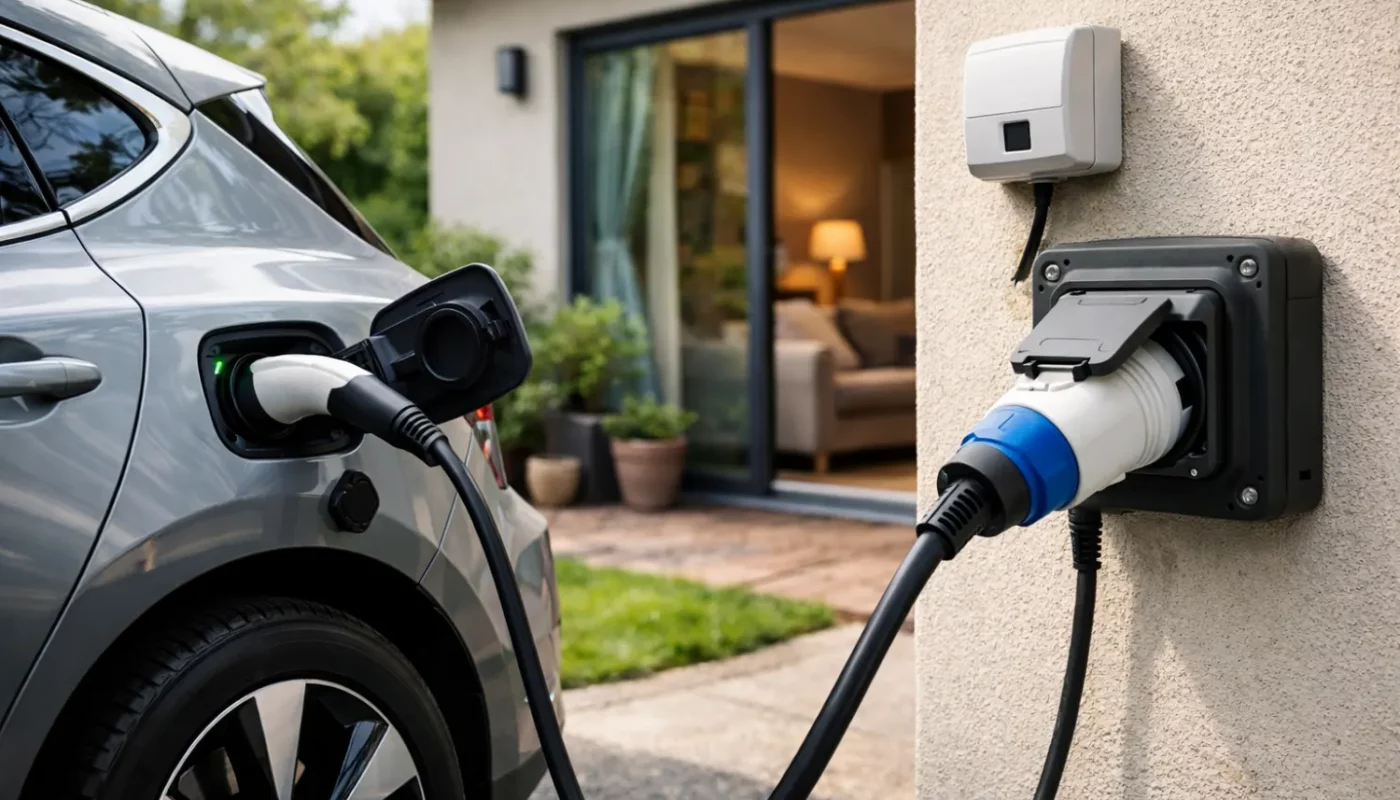 Voiture électrique : tout savoir sur la prise renforcée pour recharger chez soi