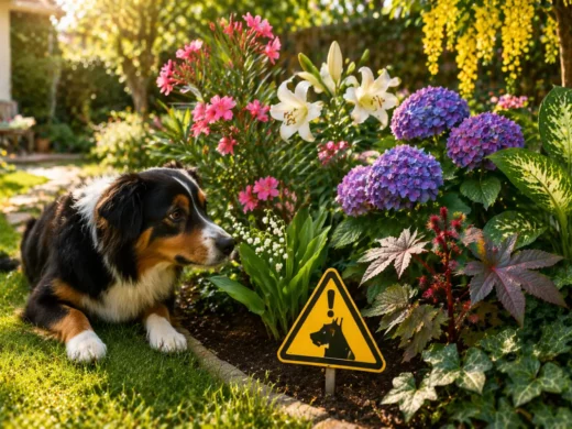 Plantes néfastes pour votre chien au jardin : la liste complète et les bons réflexes