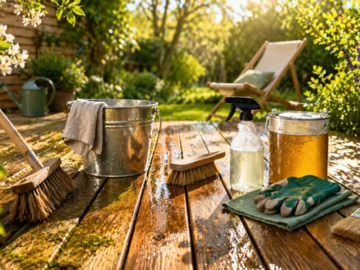 Entretien terrasse en bois au printemps : les bonnes pratiques pour la protéger durablement