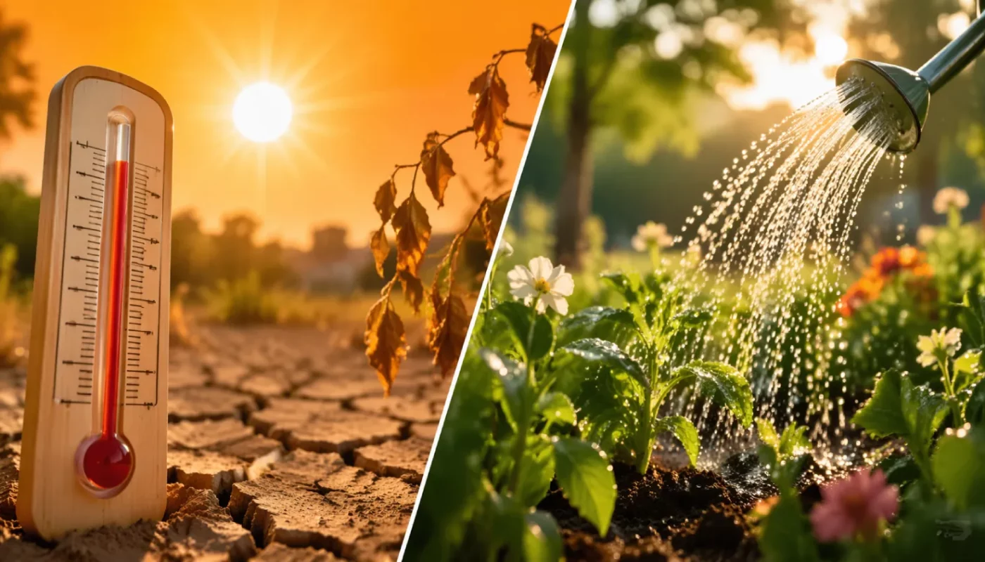 Vague de chaleur et arrosage : comment bien préparer votre potager et votre jardin