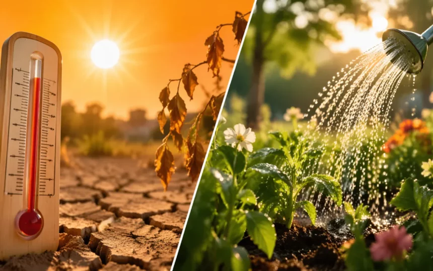 Vague de chaleur et arrosage : comment bien préparer votre potager et votre jardin