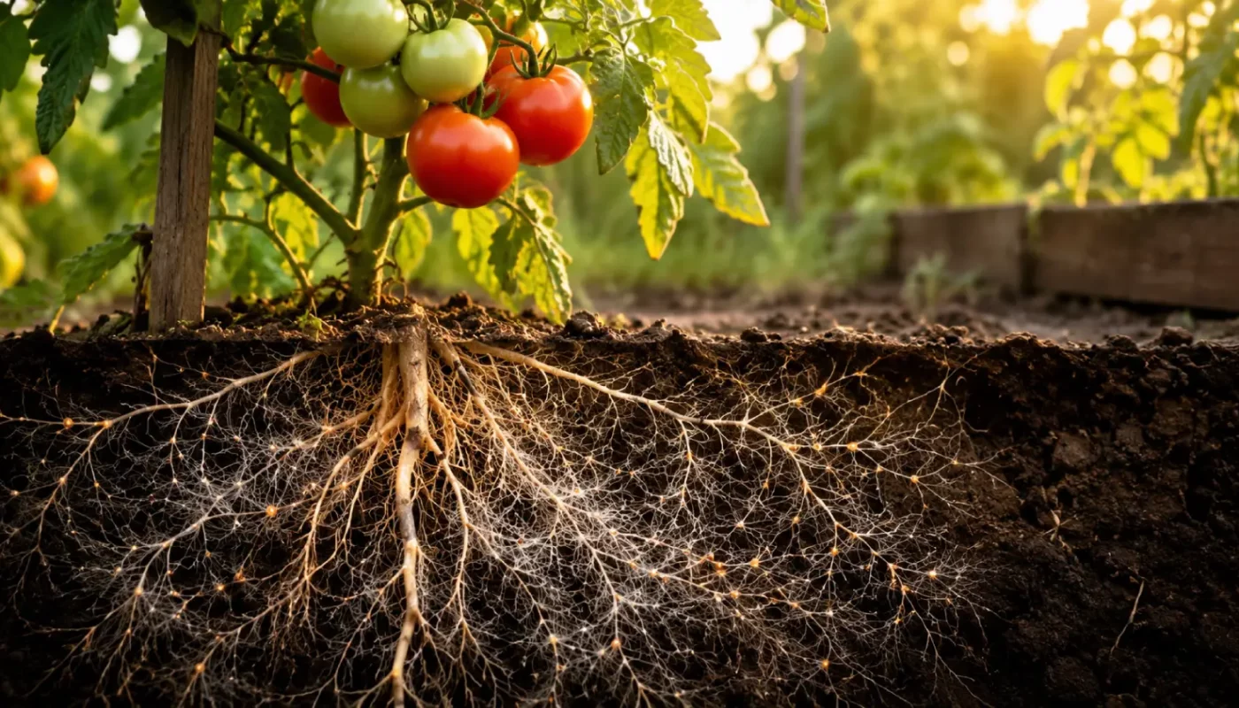 Ces champignons invisibles que vos tomates réclament en silence depuis le premier semis